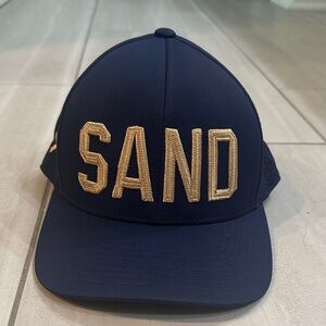 Sand Valley G-Fore Navy Blue Cap with Gold 'SAND' Embroidery